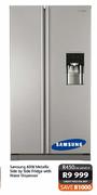 Samsung Metallic Sde By Side Fridge With Water Dispenser-600 Ltr