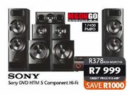 Sony DVD HTM 5 Component Hi-fi