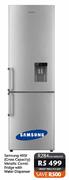 Samsung Metallic Combi Fridge With Water Dispenser-400 Ltr