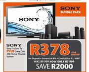 Sony 102cm Tv + Sony DAV 340 Home Theatre System