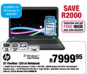 HP G7 Pavilion 1251si Notebook
