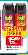 Raid Insecticide Banded Pack-2x300ml