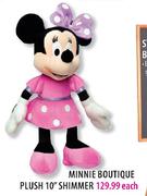 Minnie Boutique Plush 10" Shimmer-Each