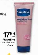 Vaseline Hand & Nail Cream-75ml