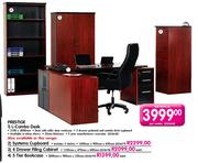 Prestige 4 Drawer Filing Cabinet-1350mm x 470mm x 600mm