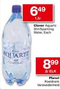 Clover Aquartz Still/Sparkling Water-1.5ltr