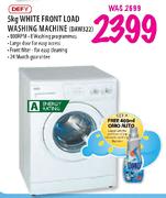 Defy White Front Load Washing Machine-5kg(DAW322)
