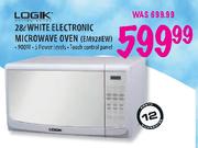 Logik White Electronic Microwave Oven-28Ltr(EM928EW)