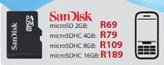 SanDisk MicroSDHC-4GB