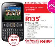 Samsung E2220 Texto
