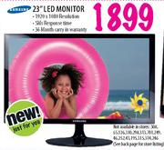 Samsung LED Monitor-23"