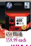 HP 650 Black-each