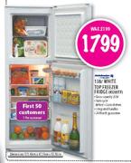 Kelvinator White Top Freezer Fridge-138Ltr(KI205TF)