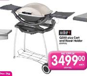 Weber Q200 Plus Cart and Roast Holder