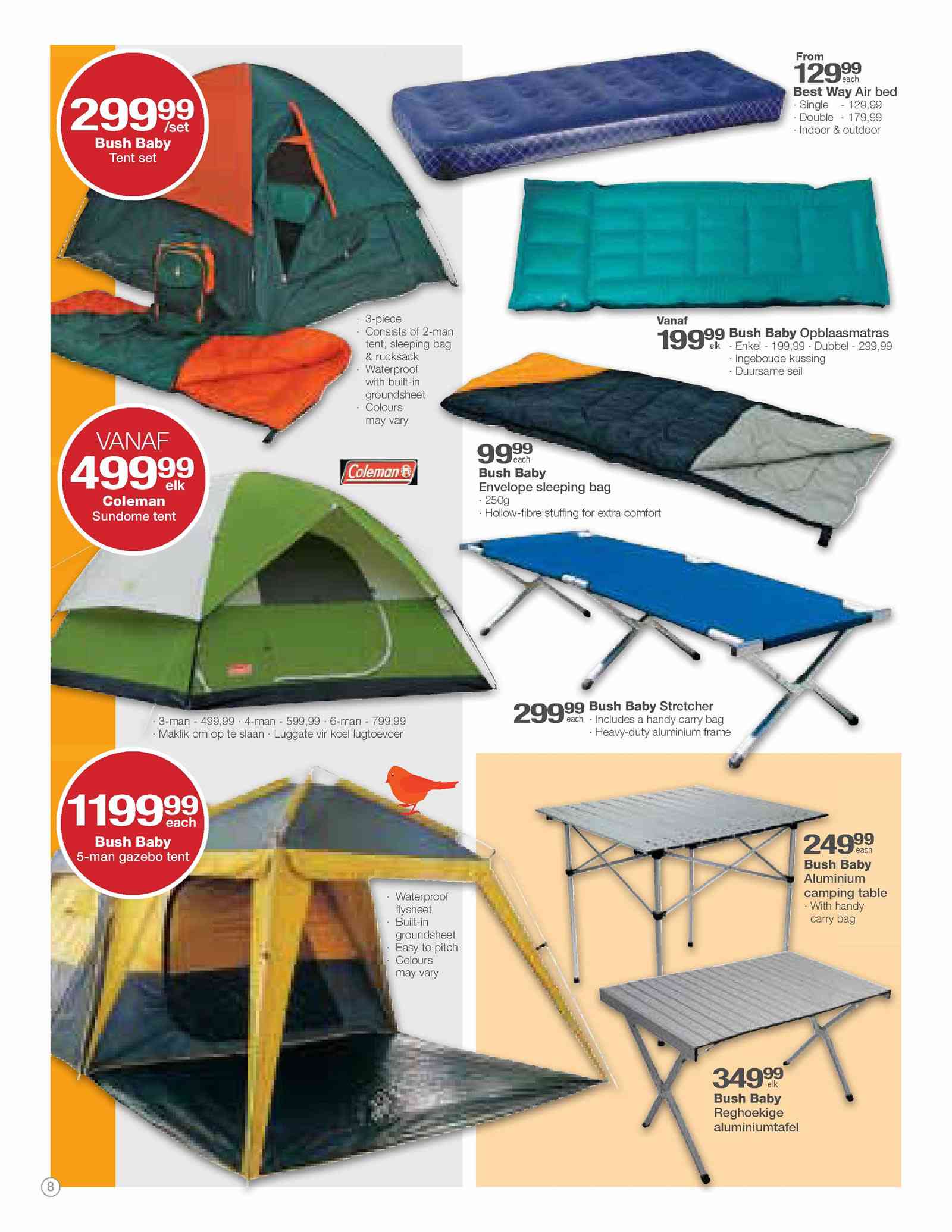 Special Bush Baby 5Man Gazebo Tent — www.guzzle.co.za