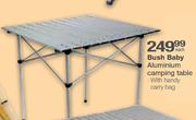 Bush Baby Aluminium Camping Table with Handy Carry Bag