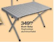Bush Baby Reghoekige Aluminiumtafel