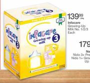 Infacare Growing-Up Milk No.1/2/3-1.8kg Each