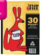Flip File A4 Display Book-30 Pockets/Sleeves