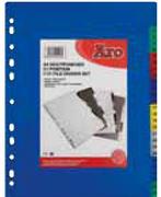Aro Bright File Dividers-10 Tab