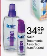 Kair Treatments Assorted-50ml/200ml Each