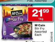 M'Cain Stir Fry Assorted-1kg Each