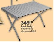 Bush Baby Reghoekige Aluminiumtafel Elk