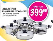 La Cuisine Stainless Steel Cookware Set-8 Piece
