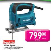 Makita 450W Jigsaw (4329K)-Each