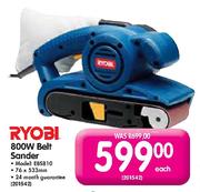 Ryobi 800W Belt Sander (EBS810)-Each