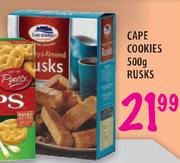 Cape Cookies Rusks-500gm