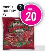 Monsta Lollipops-2 x 8's