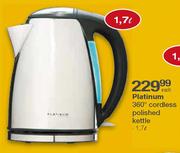 Platinum 360 Degree Cordless Polished Kettle-1.7l Each