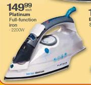 Platinum Full Function Iron-2200W Each