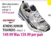 Olympic Athens Boys Trainers (Size 9-13) - Per Pair