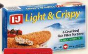 I & J Light & Crispy Fish Fillets-450gm/500gm Each