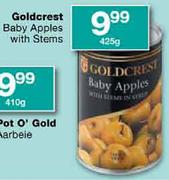 Goldcrest Baby Apples With Stems - 425gm