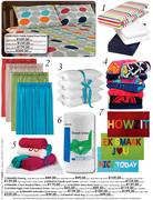 Glodina Bright Circles Embridered Towels (Hand Towel) - Each