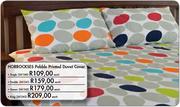 Horrockses Pebble Printed Duvet Cover (Queen) - Each
