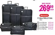 Monarch 50cm Trolley Bag-Black Each
