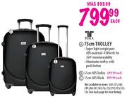 Tosca 65cm Abs Trolley Each