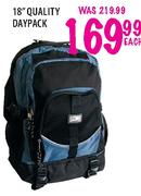 Quality Backpack(18") Each