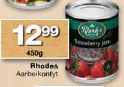 Rhodes Aarbeikonfyt-450Gm