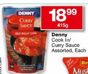 Denny Cook In/Curry Sauce Assorted-415g Each