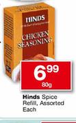 Hinds Spice Refill Assorted-80g Each