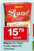 Royco So Easy! Pasta Meal Kit Assorted Each