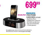 Philips iPod/iPhone Clock Dock(AJ70300)