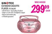 Sinotec CD/Radio/Cassete Player(PC7052P)