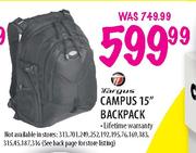 Targus Campus 15" Backpack