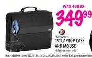 Targus 15" Laptop Case & Mouse